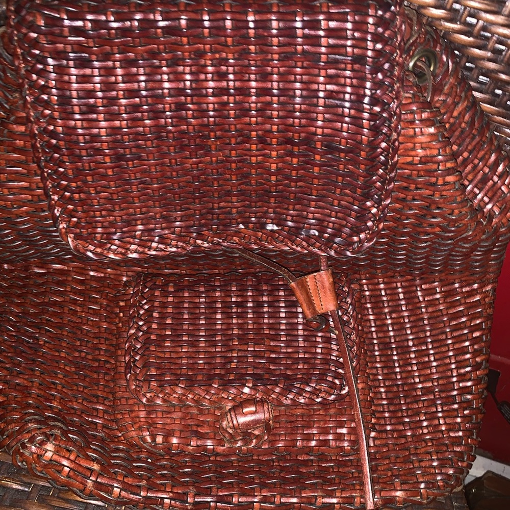 Geome made in Turkey woven strong leather bag